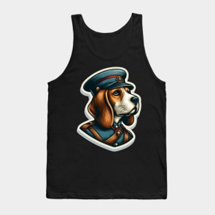 Beagle Soldier Tank Top